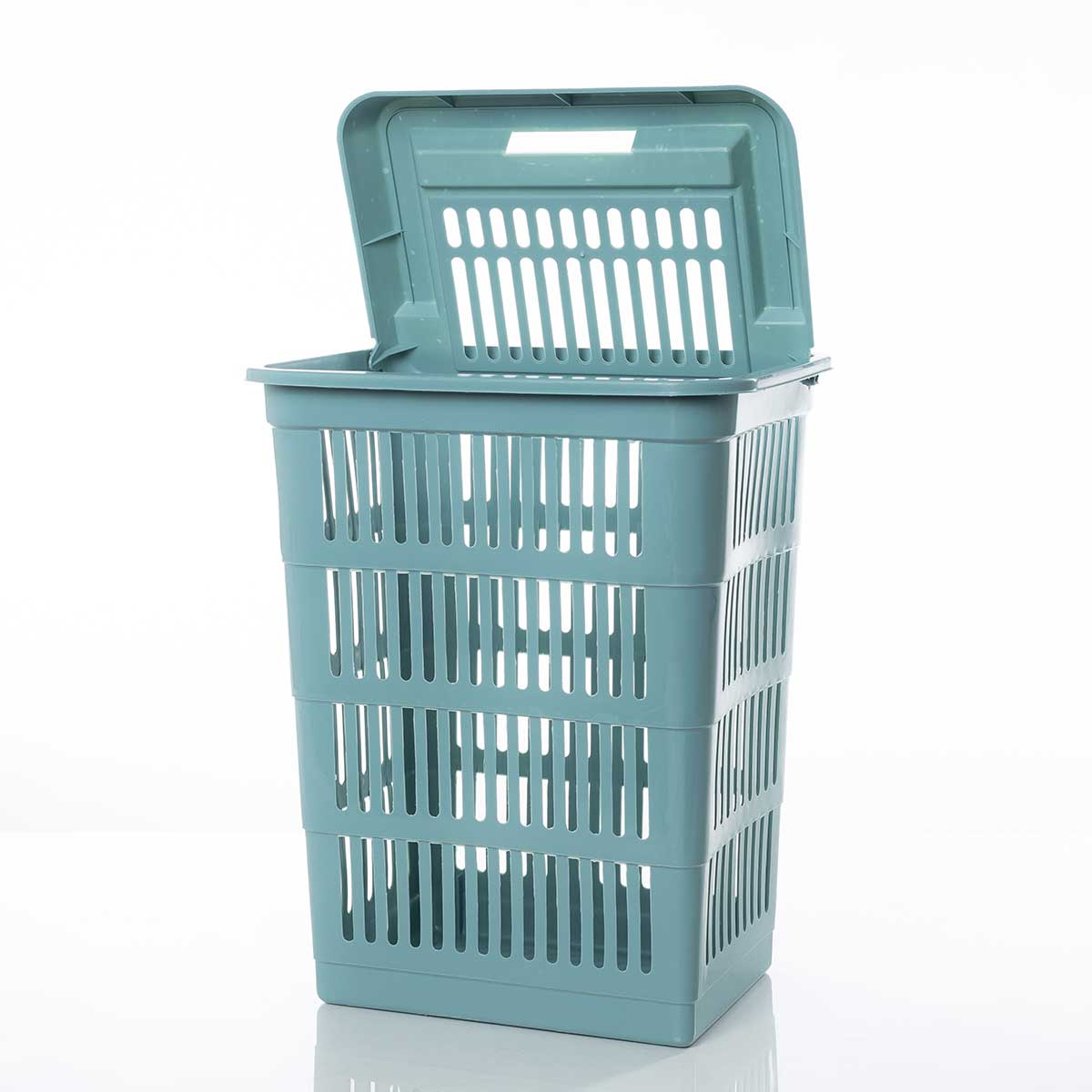 Cesto para colada wc azul SAND con tapa