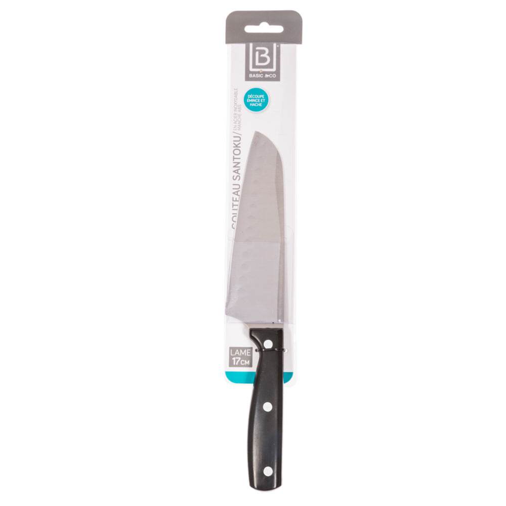 Cuchillo Santoku Con Mango Liso