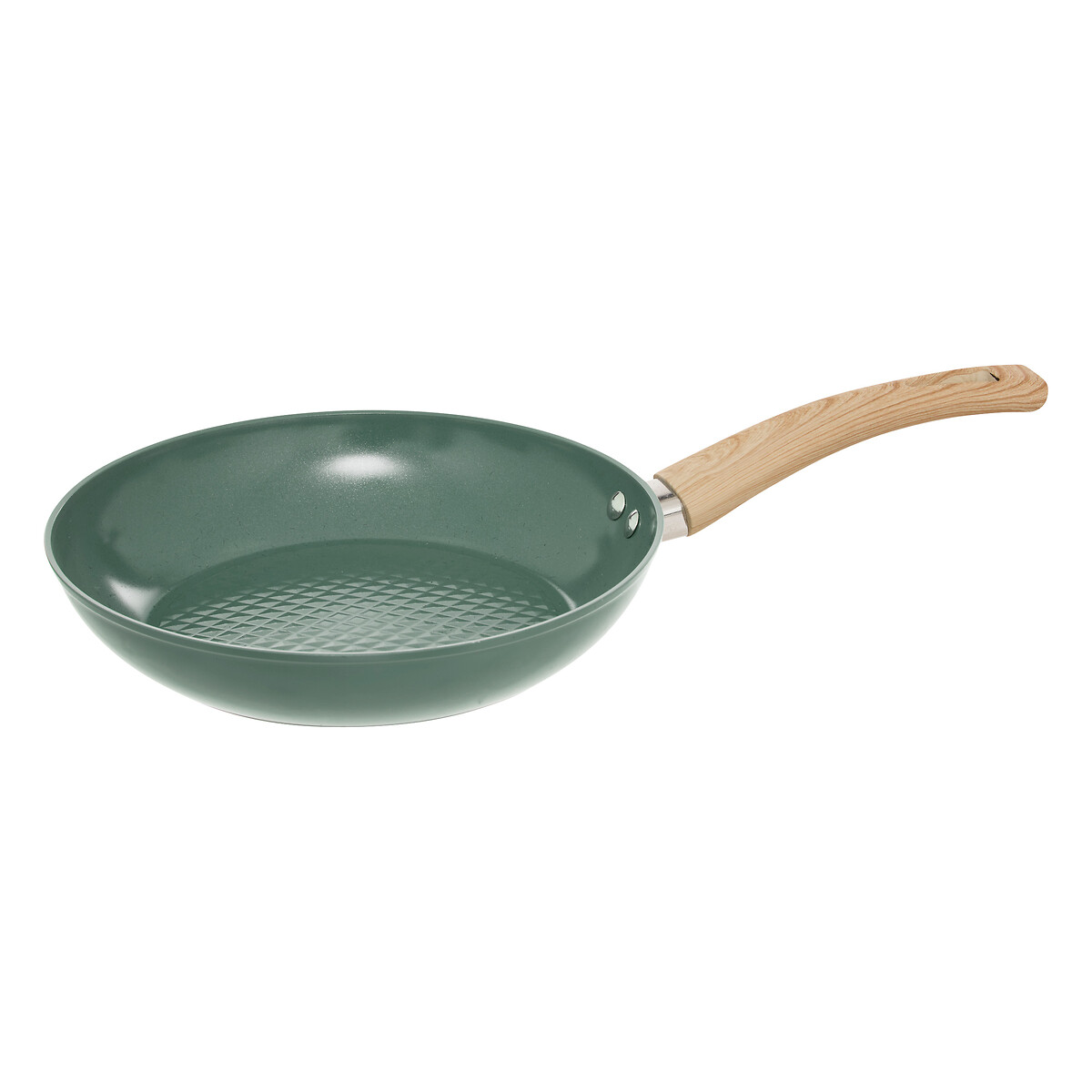 Bater&iacute;a de cocina de 4 piezas verde de aluminio