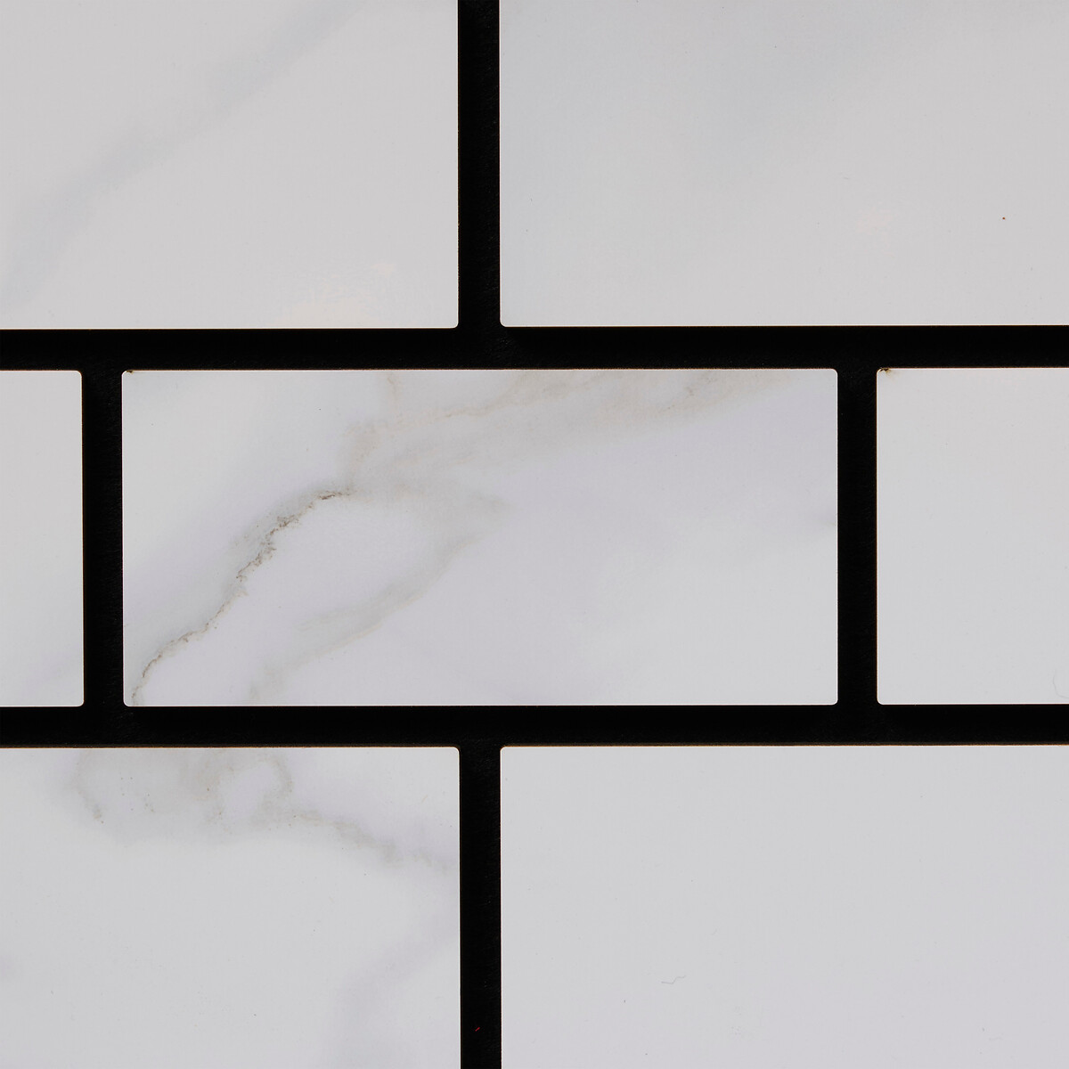 Panel decorativo efecto m&aacute;rmol CLINT gris 61x69cm