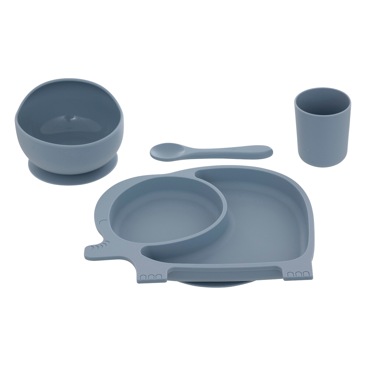 Set de 4 piezas de vajilla  YUM azul