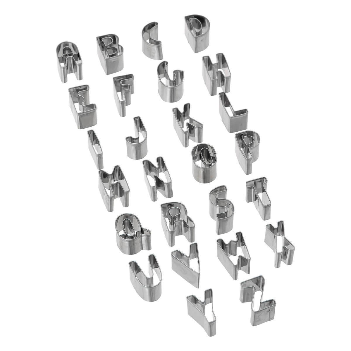 Conjunto De Formas Em Aço Inox Para Bolachas