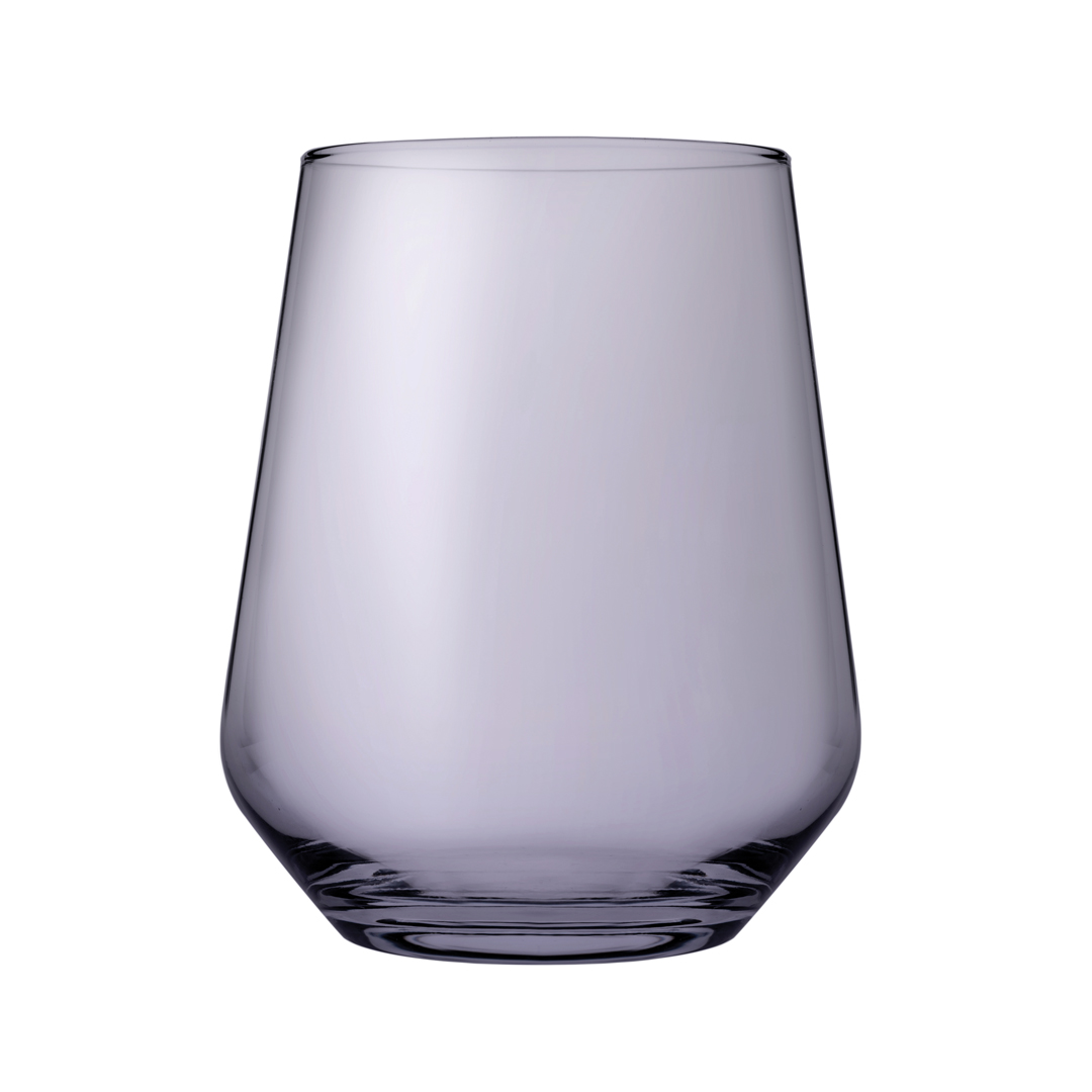 Vaso Allegra De Vidrio Morado
