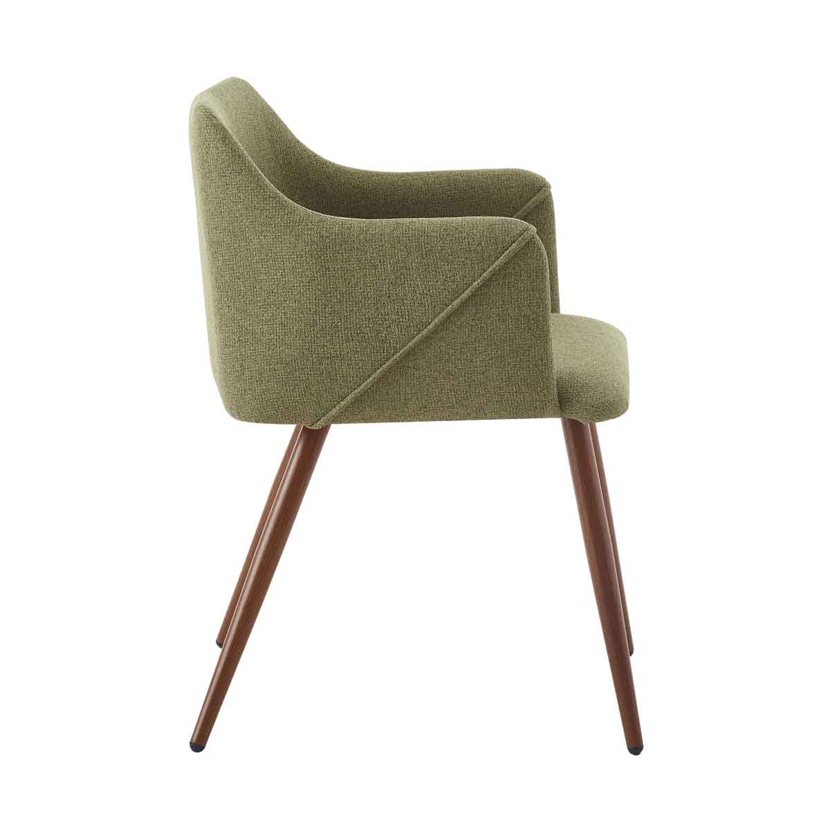 Sillón ALDRIDGE de tejido verde