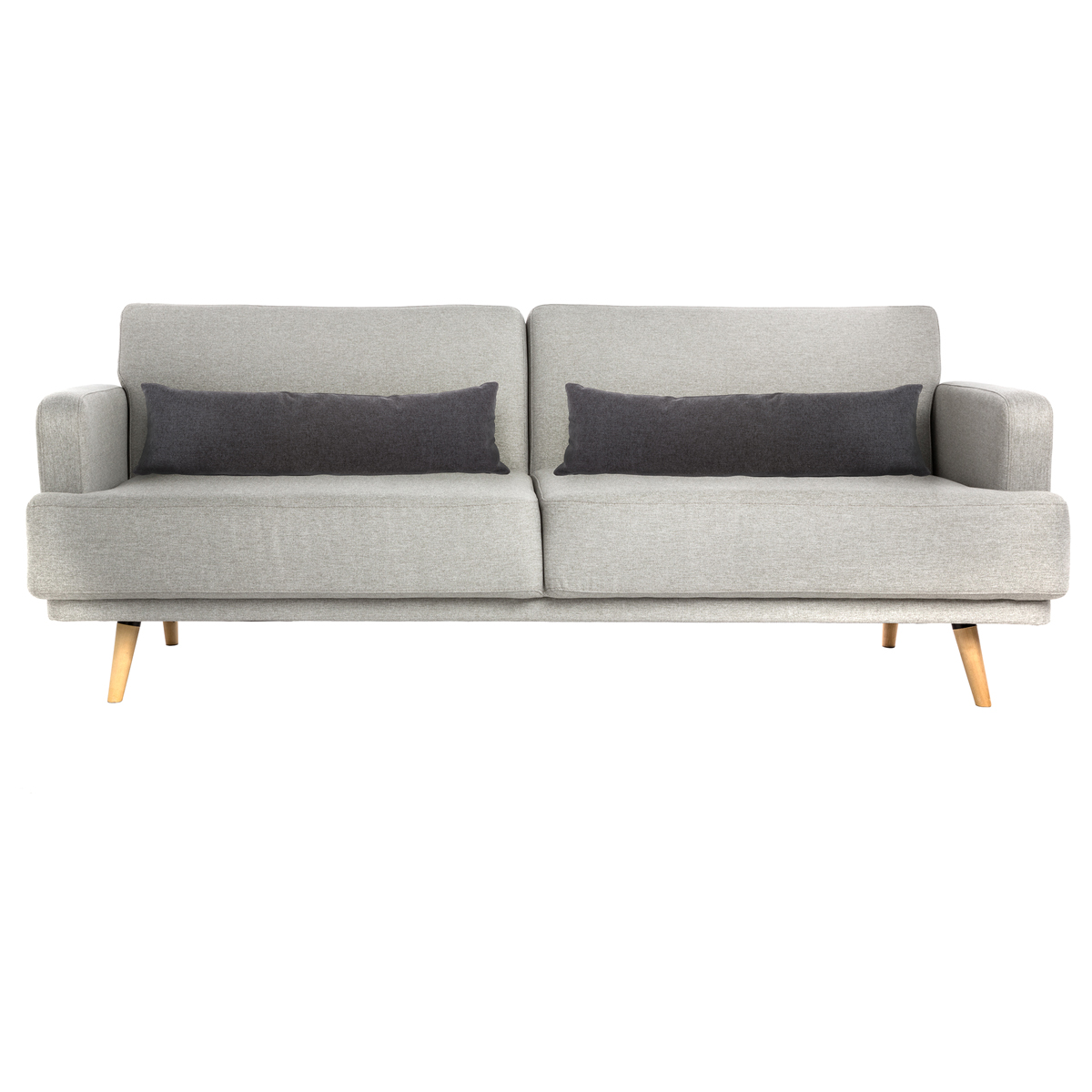 Sofá cama JACK gris claro de tejido