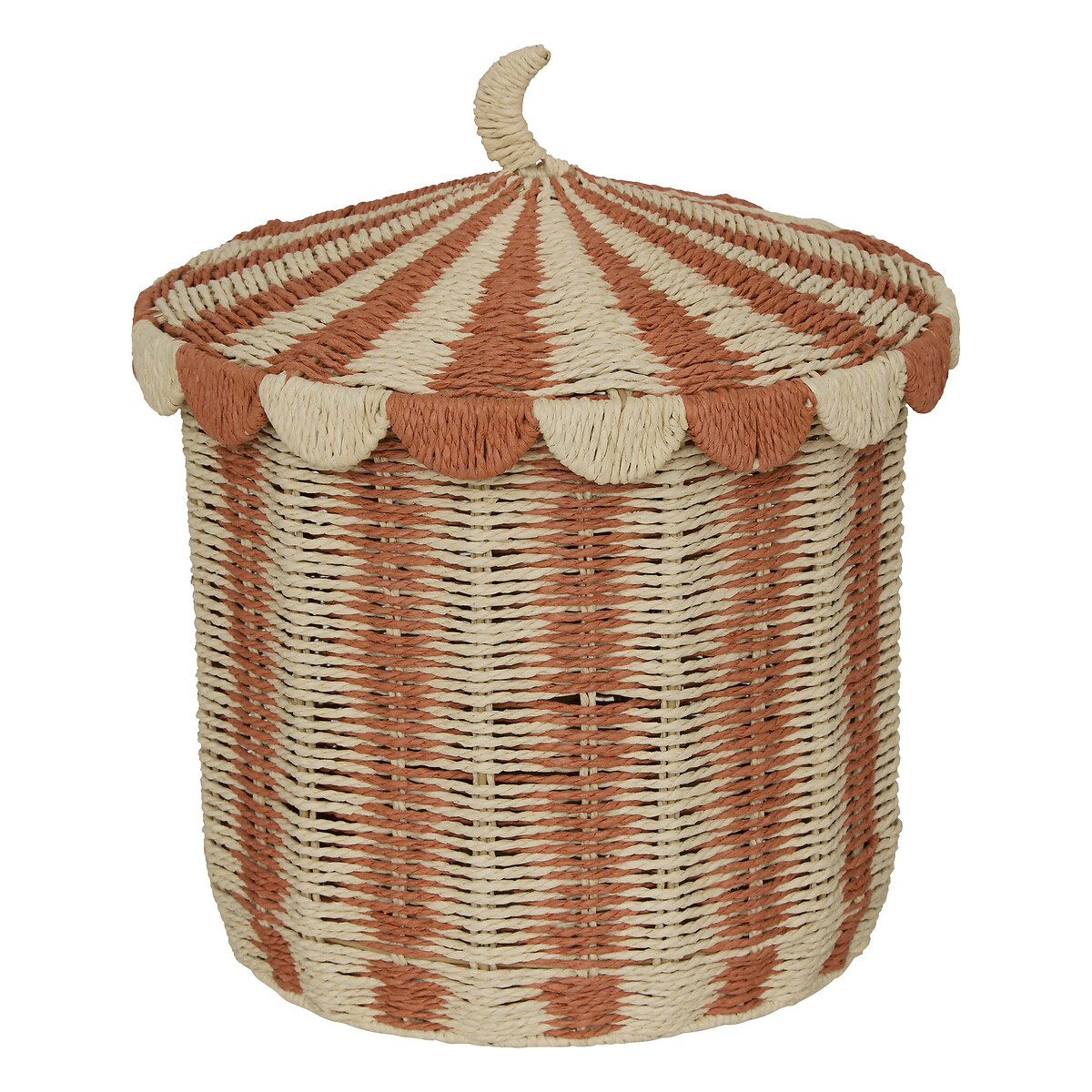 Cesto de almacenaje NOMADE con tapa 37.5cm