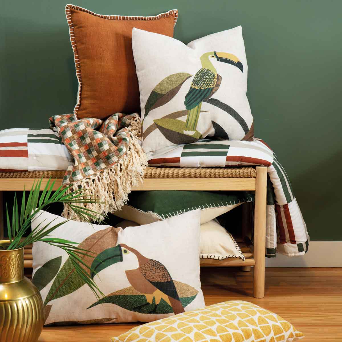 Cojín MALAKITE TUCANO 40x60cm