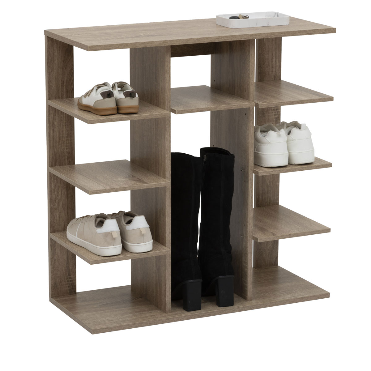 Zapatero MODULY de MDF natural
