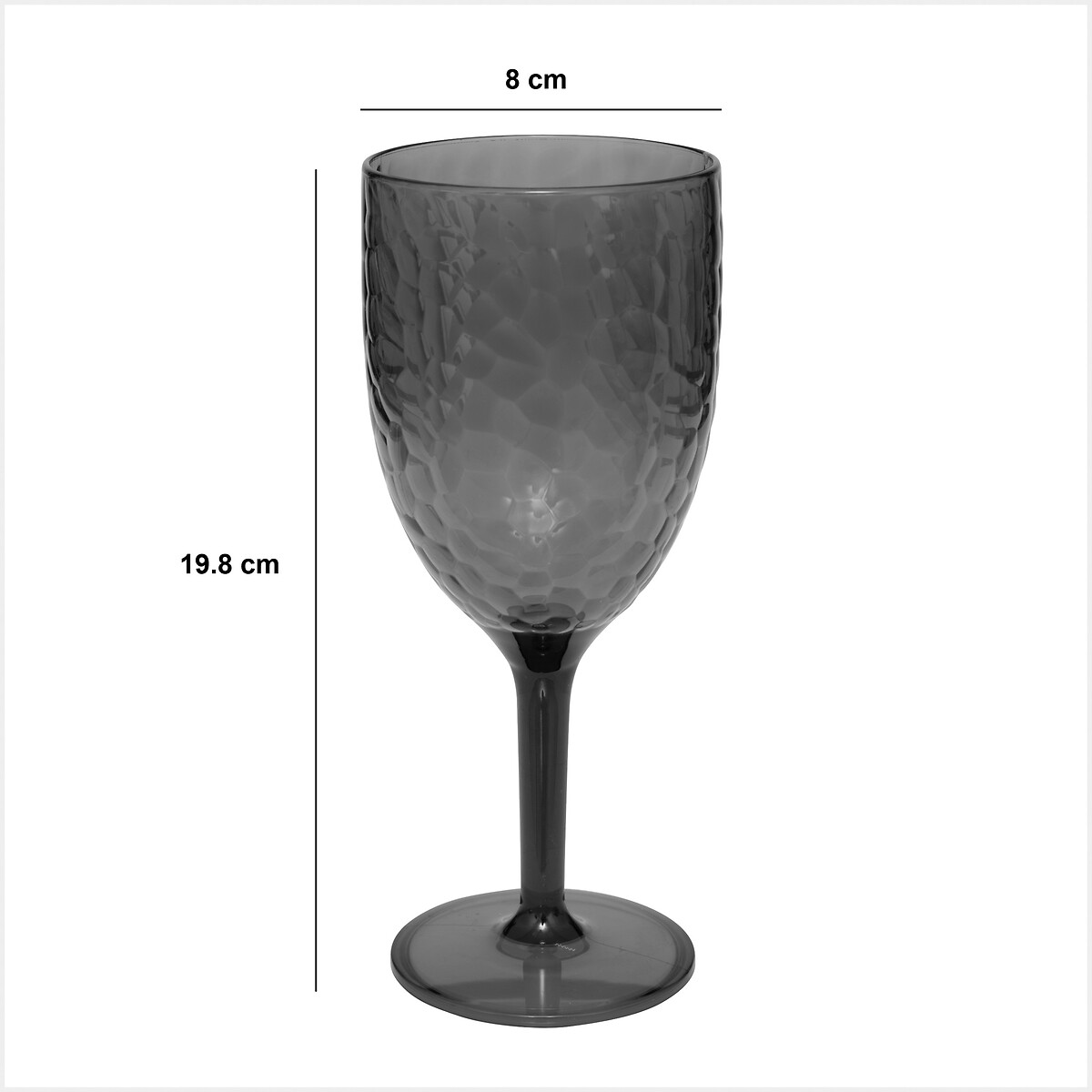 Copa de vino ESTIVA 35cl gris
