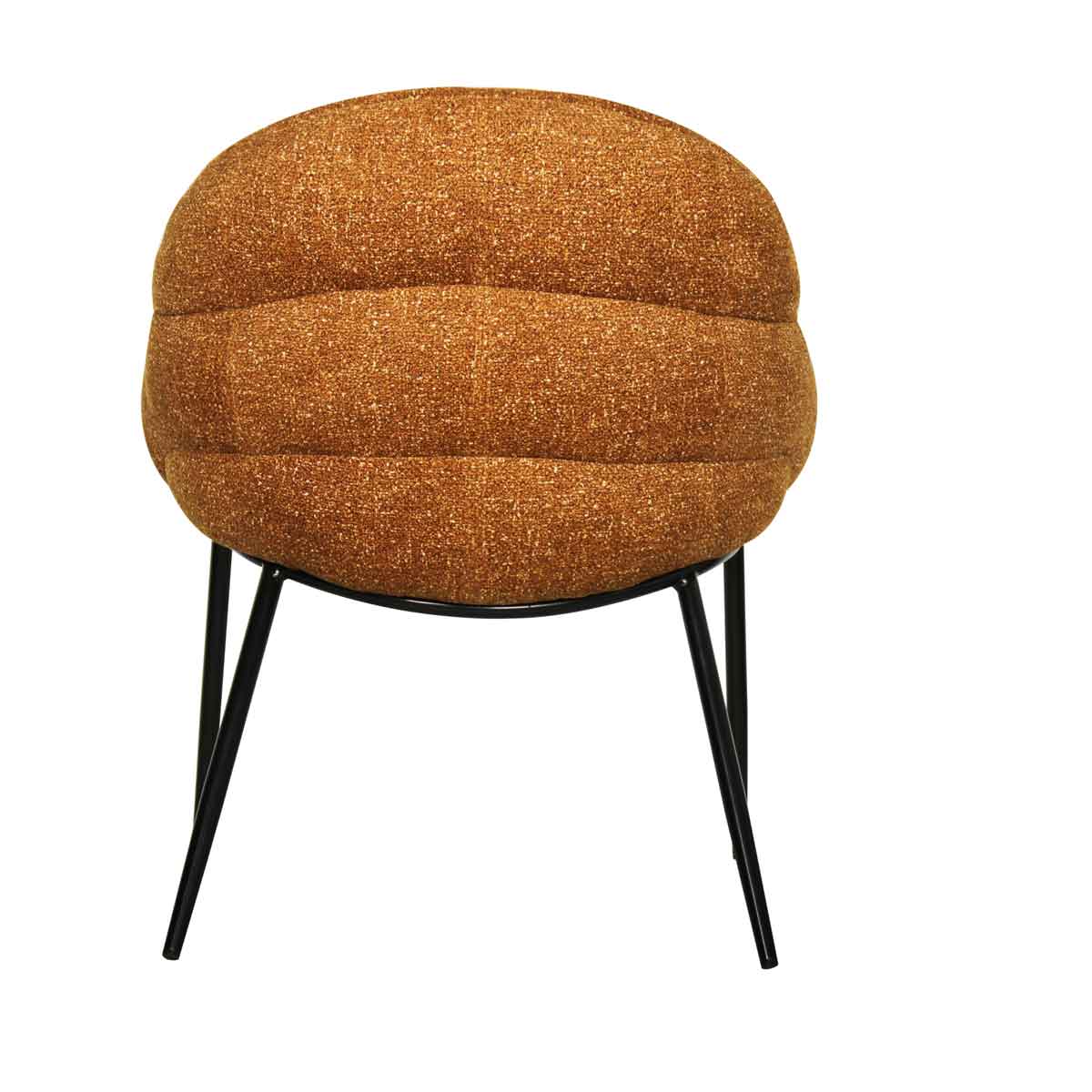 Sillón PRIENE de tejido amarillo