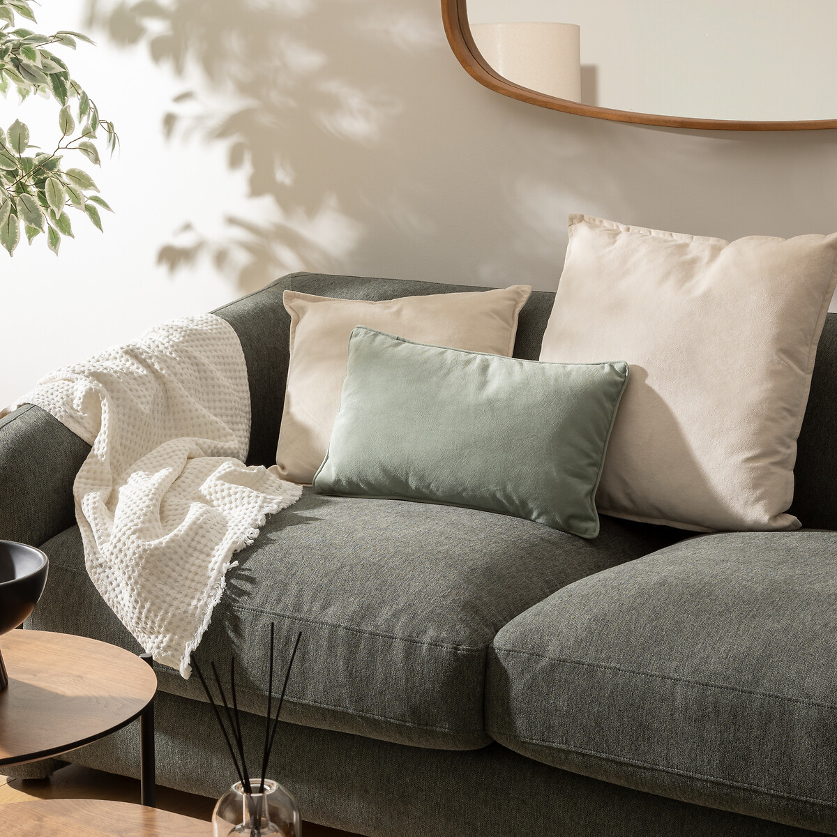 Cojín LILOU color crudo 45x45cm