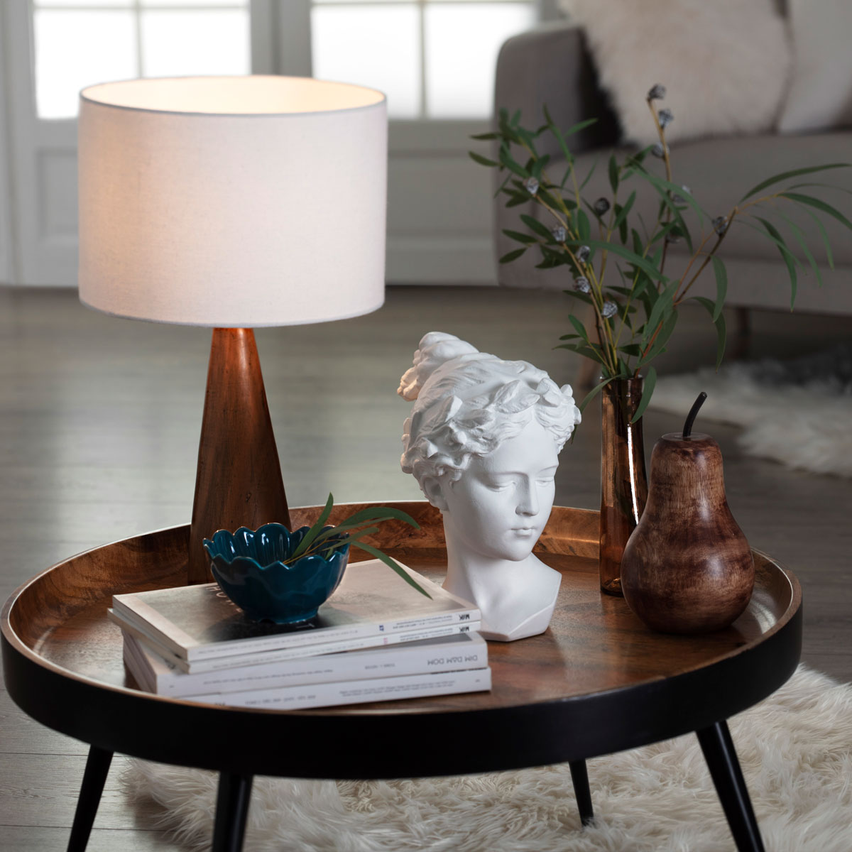 Estatua Cabeza De Hombre David 26Cm