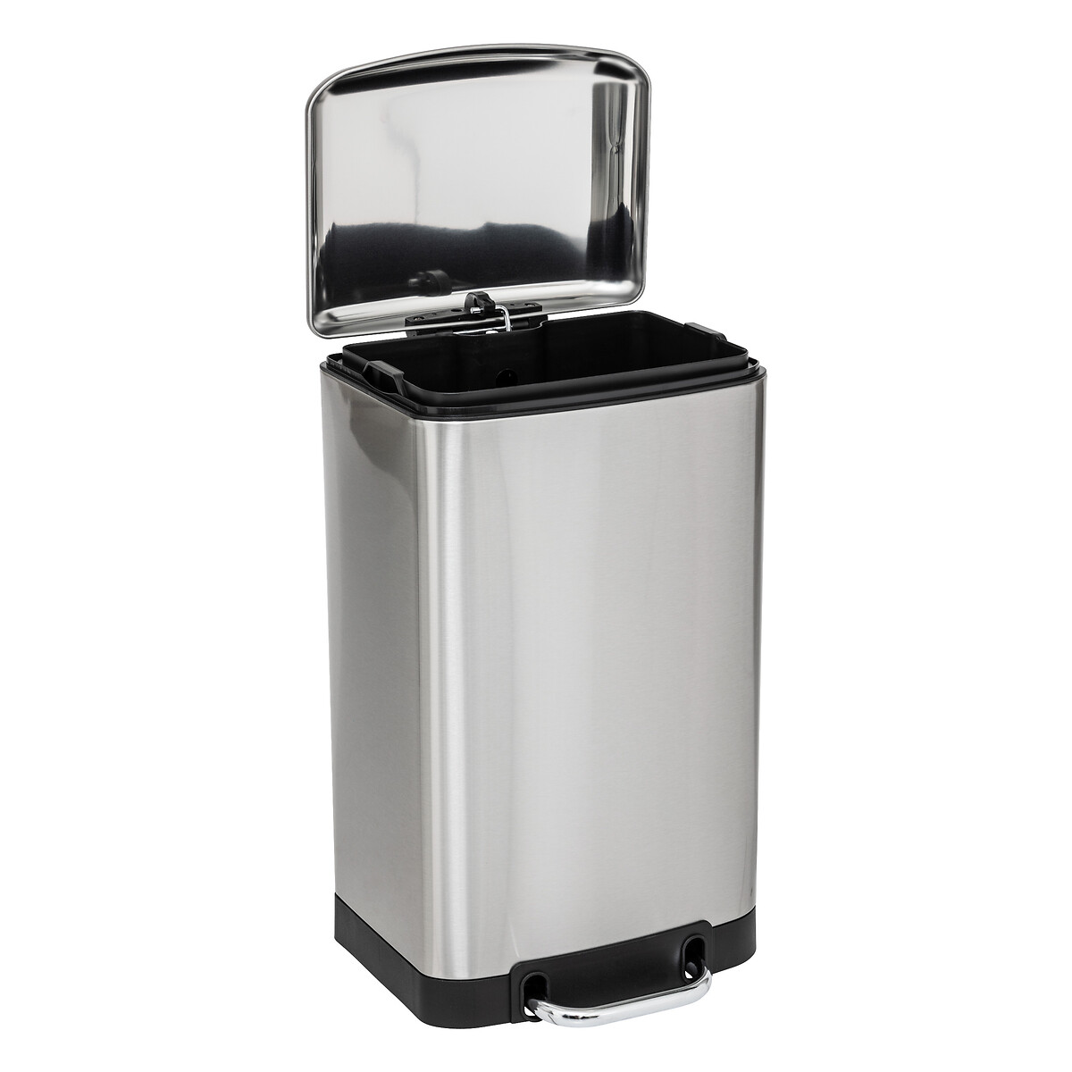 Cubo De Basura Ariane Plateado Con Pedal 20L