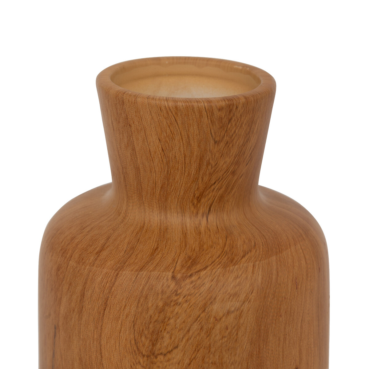 Jarr&oacute;n SOA de cer&aacute;mica efecto madera 30cm