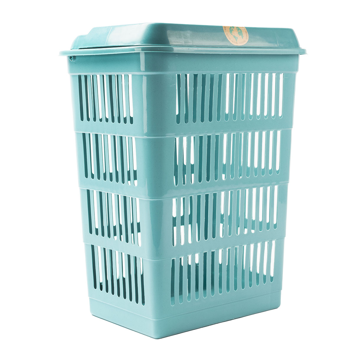 Cesto De Ropa Sky Azul Con Tapa