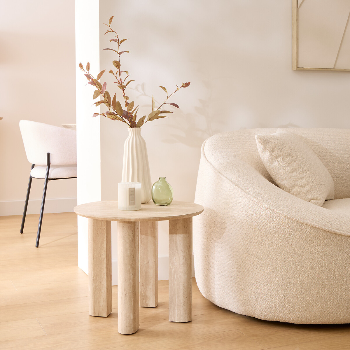 Mesa auxiliar ANAYA beige de mdf