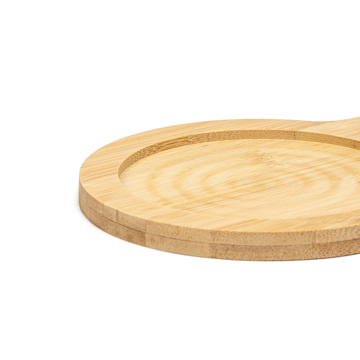 Reposacucharas De Cer&aacute;mica Base De Bamb&uacute;