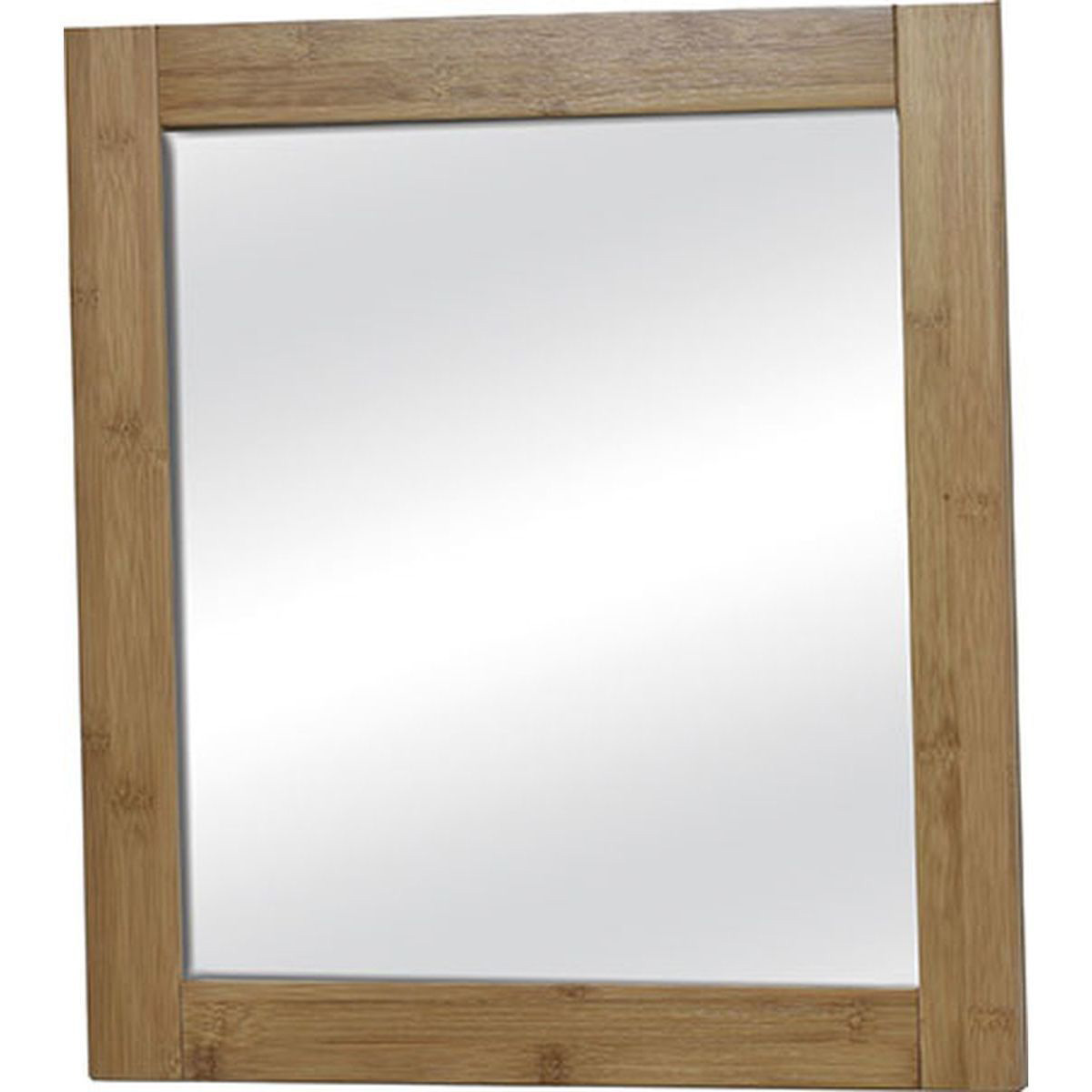 Espejo De Bambú 48x1.5x51.8Cm 