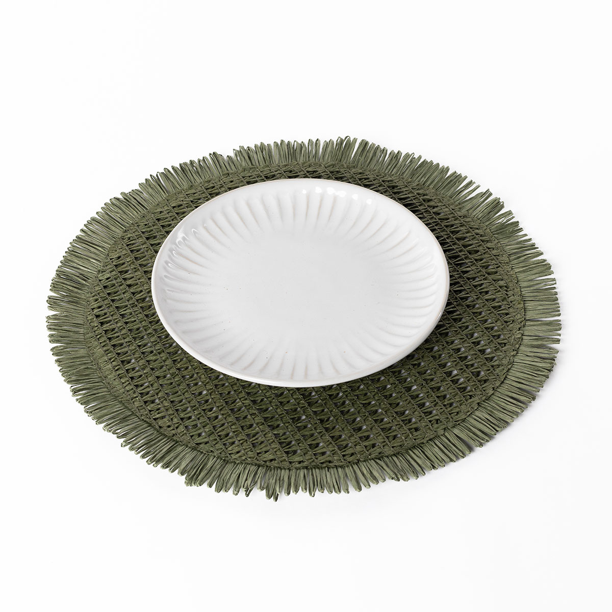 Mantel individual ORBE verde 38cm
