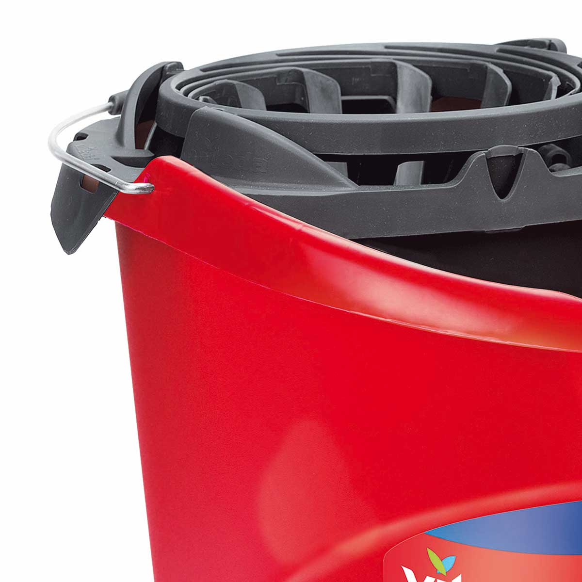 Balde Com Espremedor Vermelho 10l
