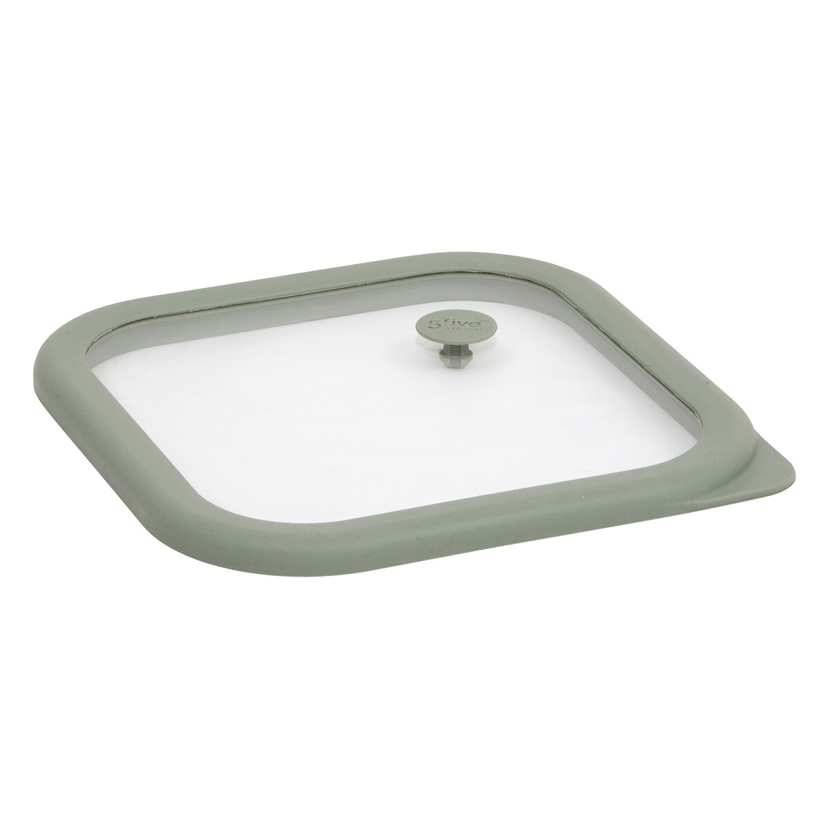 Caja cuadrada SILIGLASS gris 2L