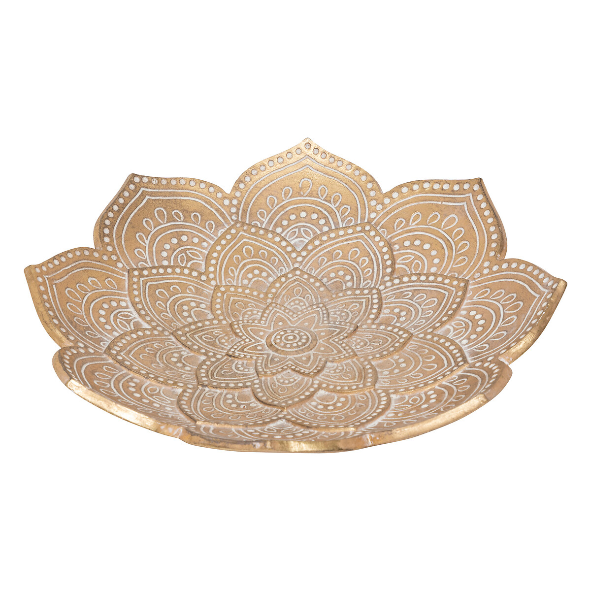 Cuenco OASIS 29.5 cm dorado de poliresina