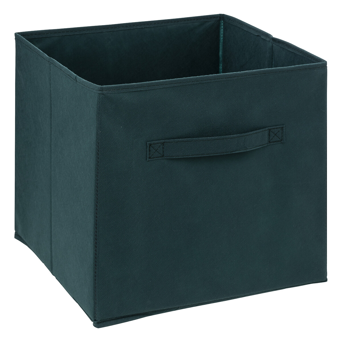Caixa De Arruma&ccedil;&atilde;o Azul Petr&oacute;leo 31x31cm