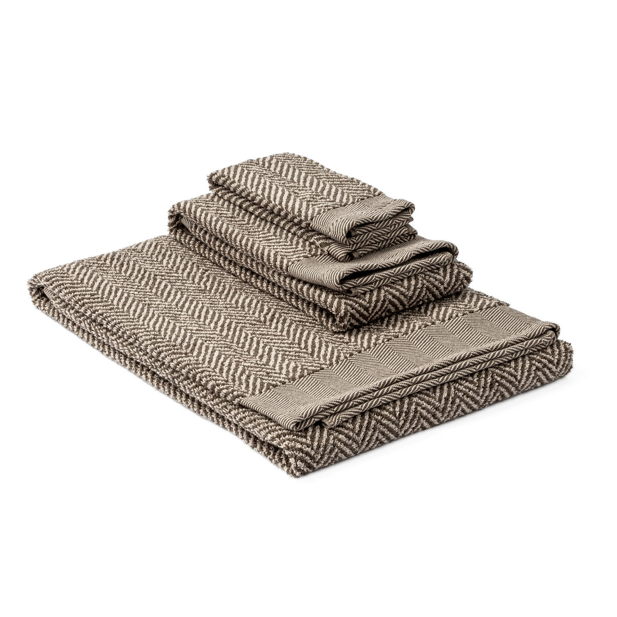 Toalla De Mano Marrón 50x100Cm 450G/M2