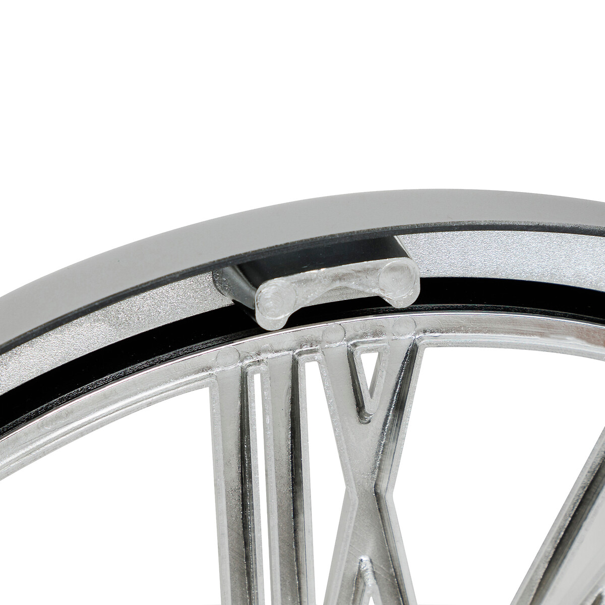 Reloj de pared RICKY plateado