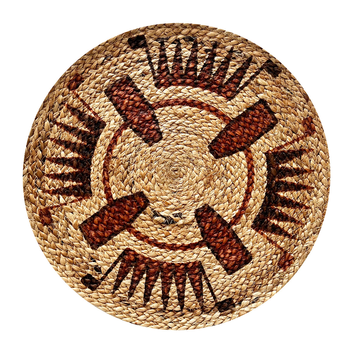 Individual De Mesa Manica Em Juta 38cm