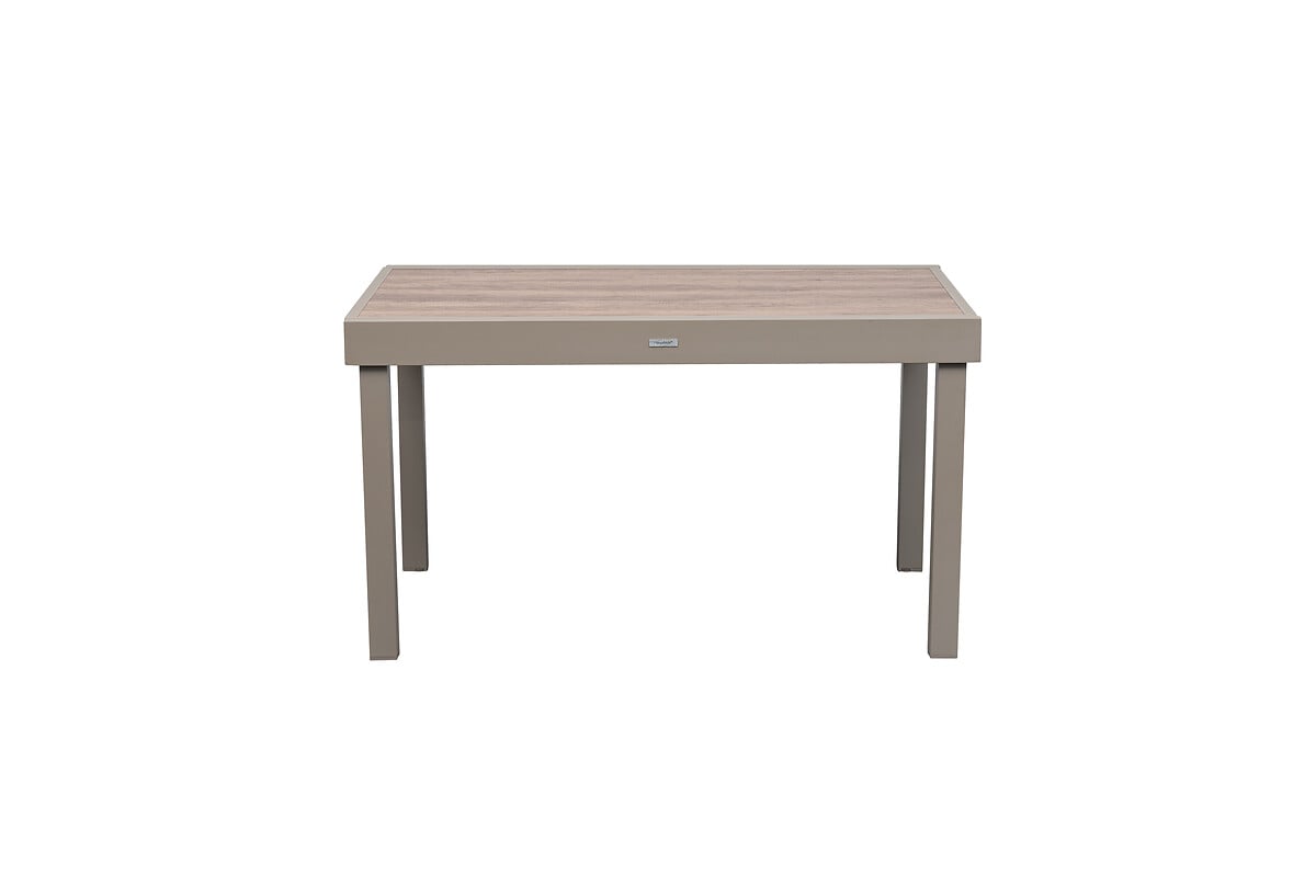 Mesa extensible PIAZZA truffe/caf&eacute;