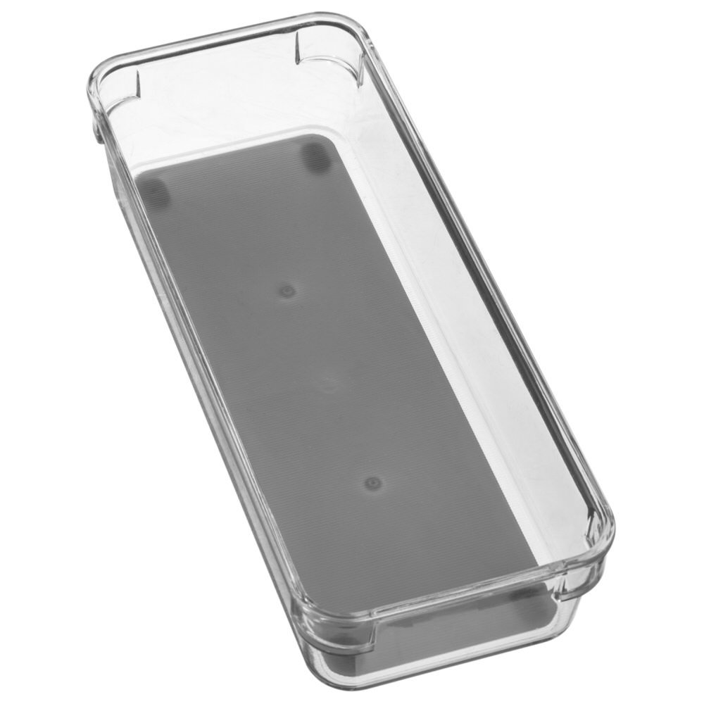 Caja de almacenamiento con fondo gris 9x23cm