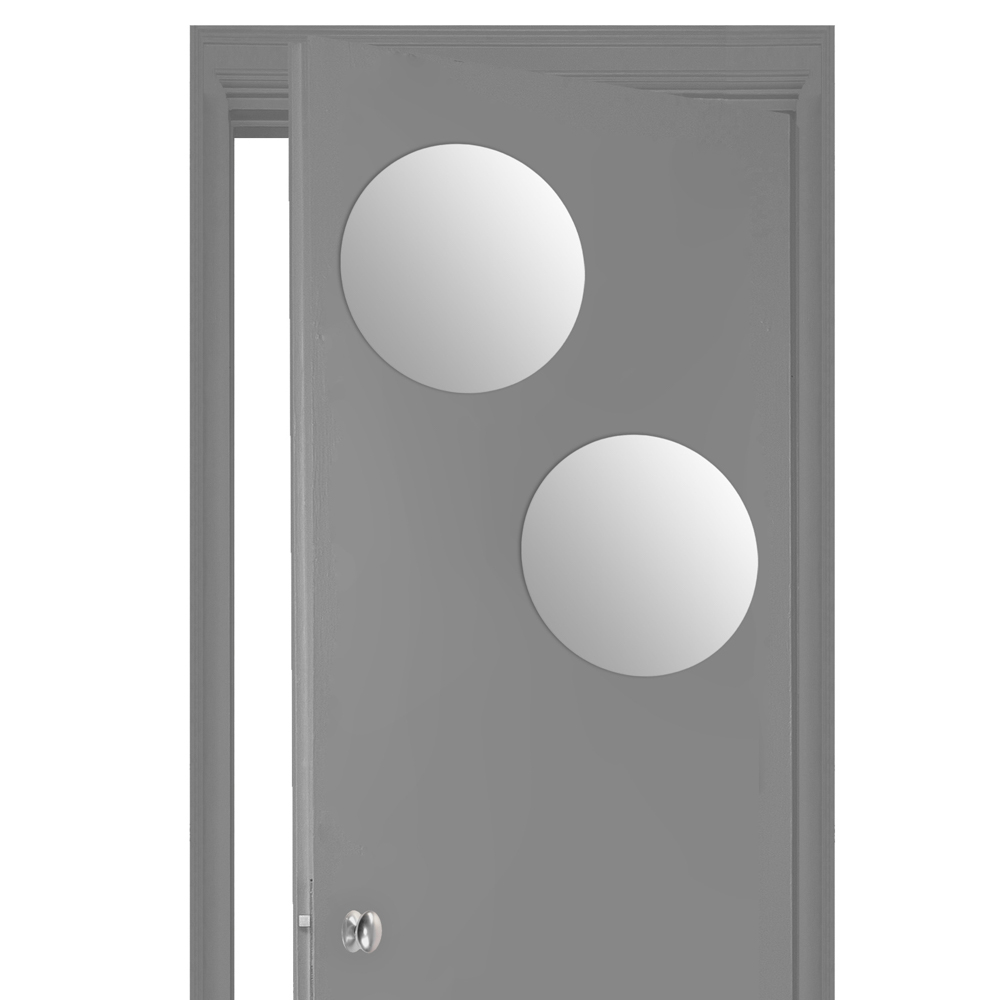 Juego De 2 Espejos Adhesivos 40x40Cm