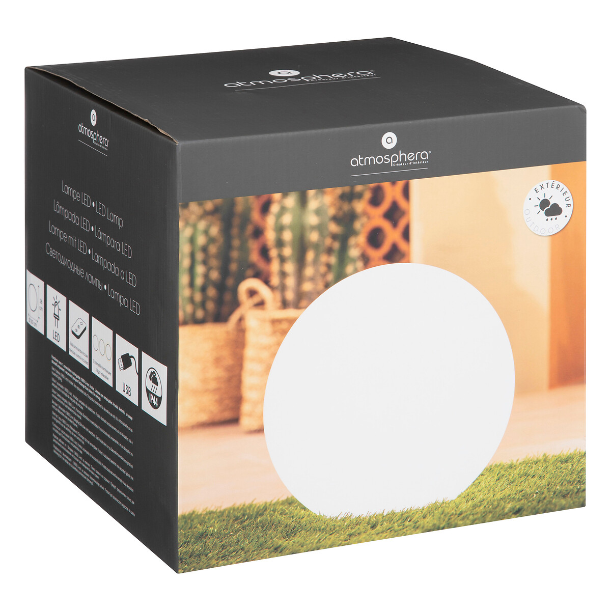 Bola LED de exterior 30cm