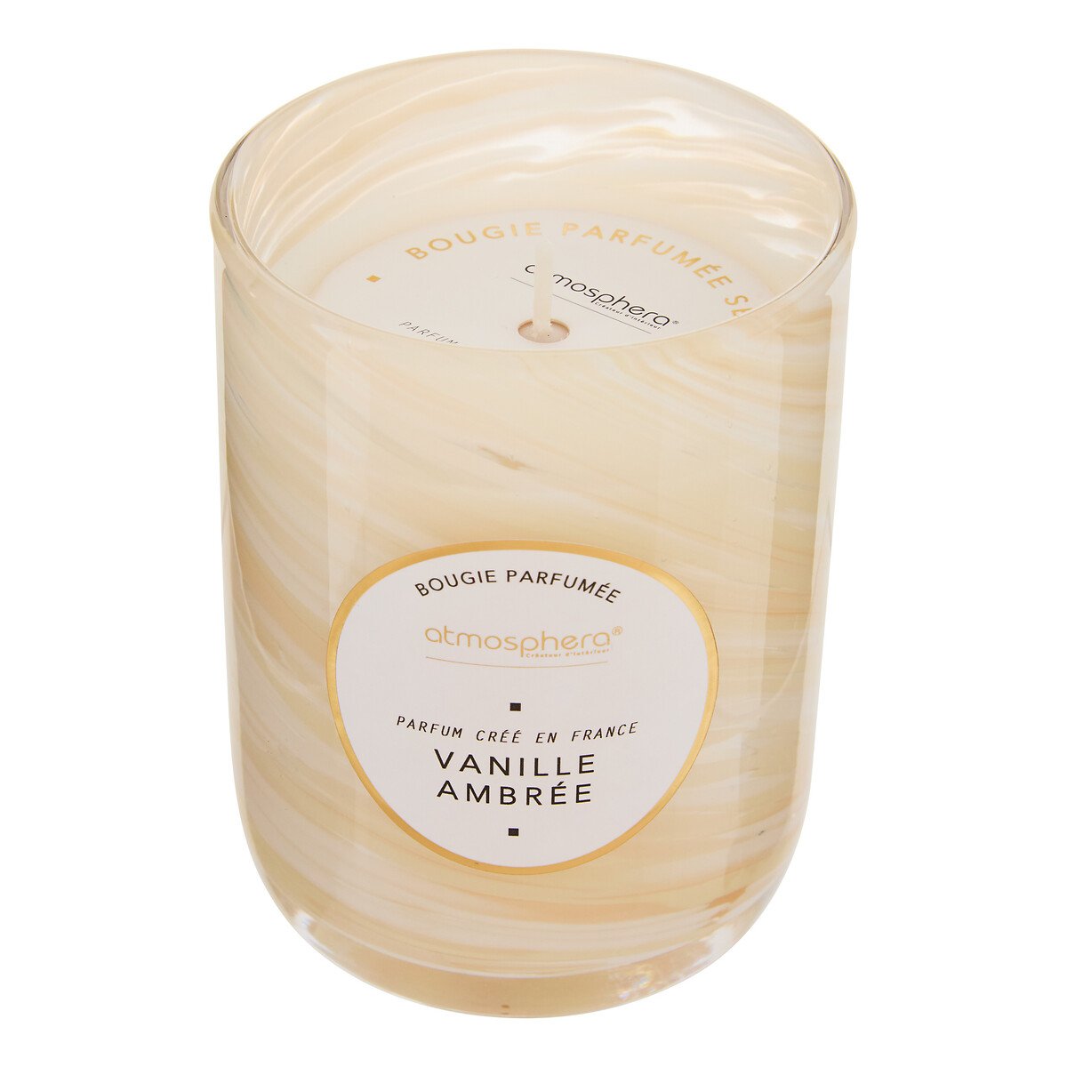 Vela perfumada en tarro de vidrio