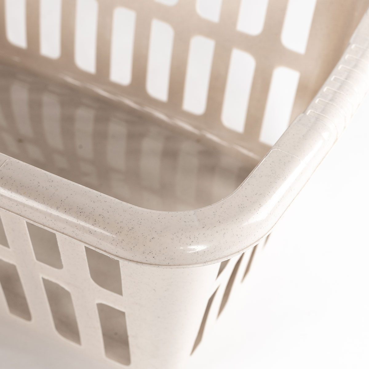 Cesto para colada alto crema 40L