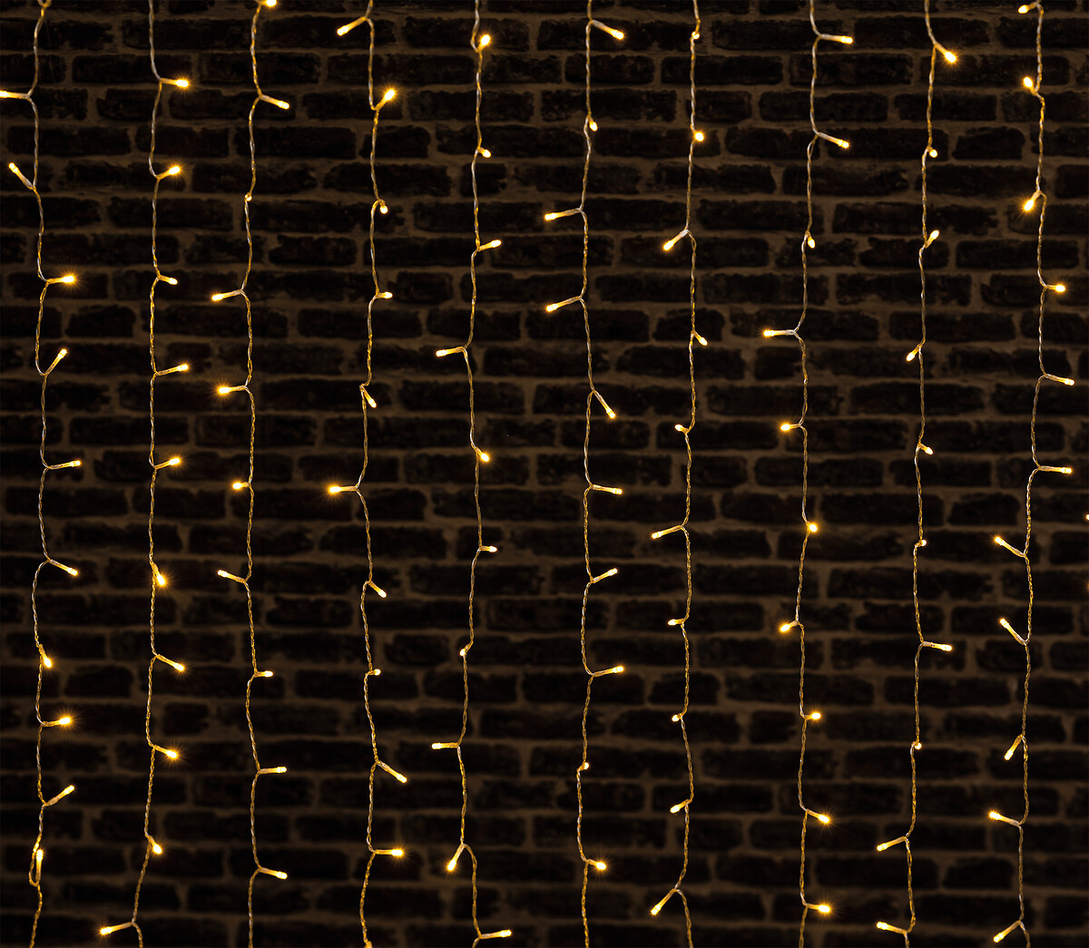 Cortina navide&ntilde;a blanco c&aacute;lido 600 leds