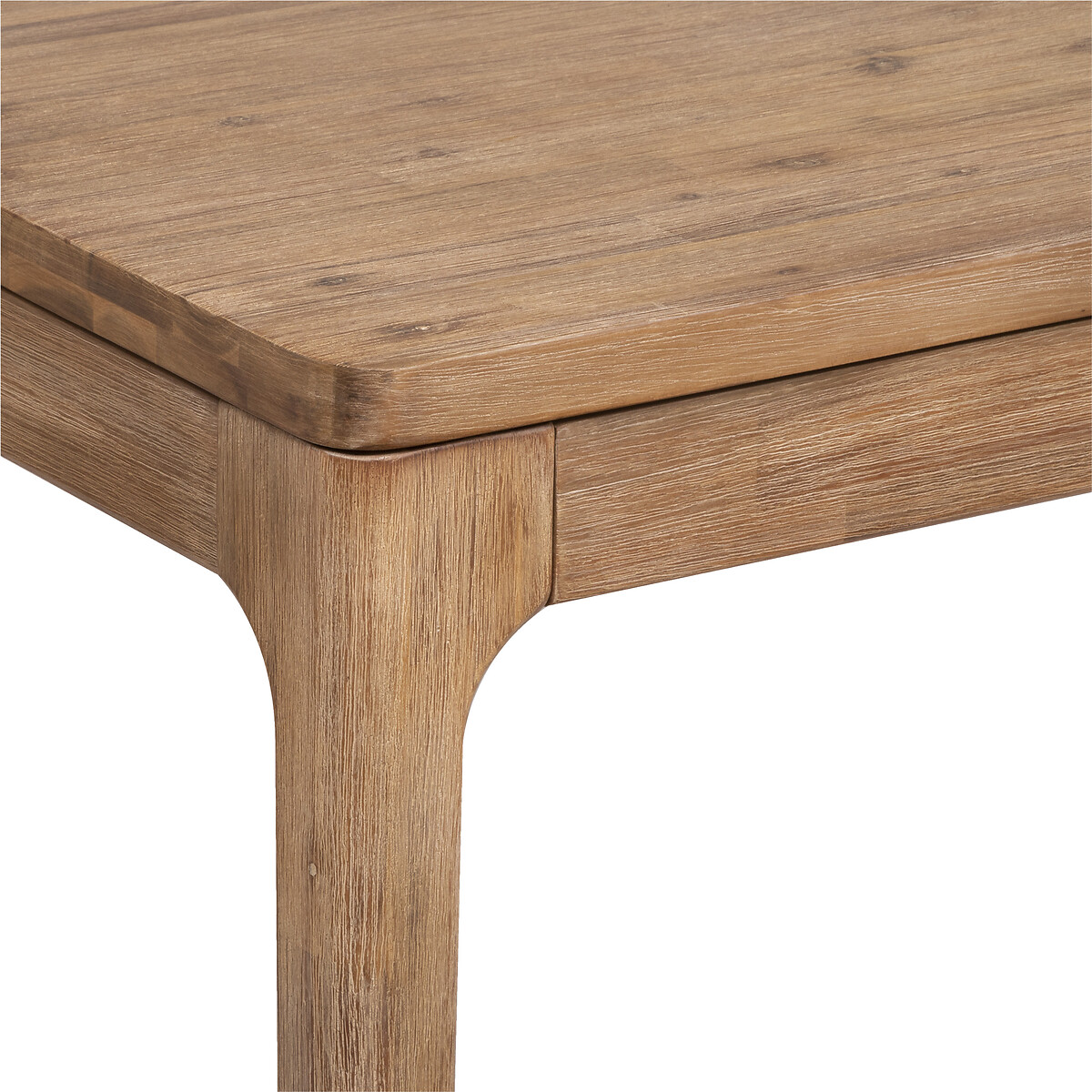 Mesa De Jantar Sabor Extens&iacute;vel Castanha Em Madeira Ac&aacute;cia