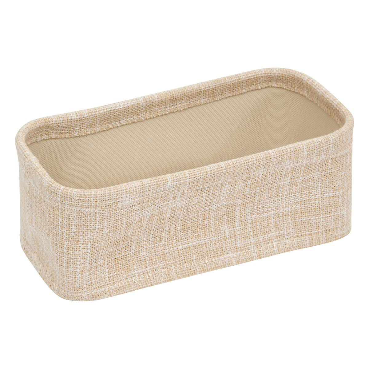 Set de 4 cestas de almacenaje wc beige