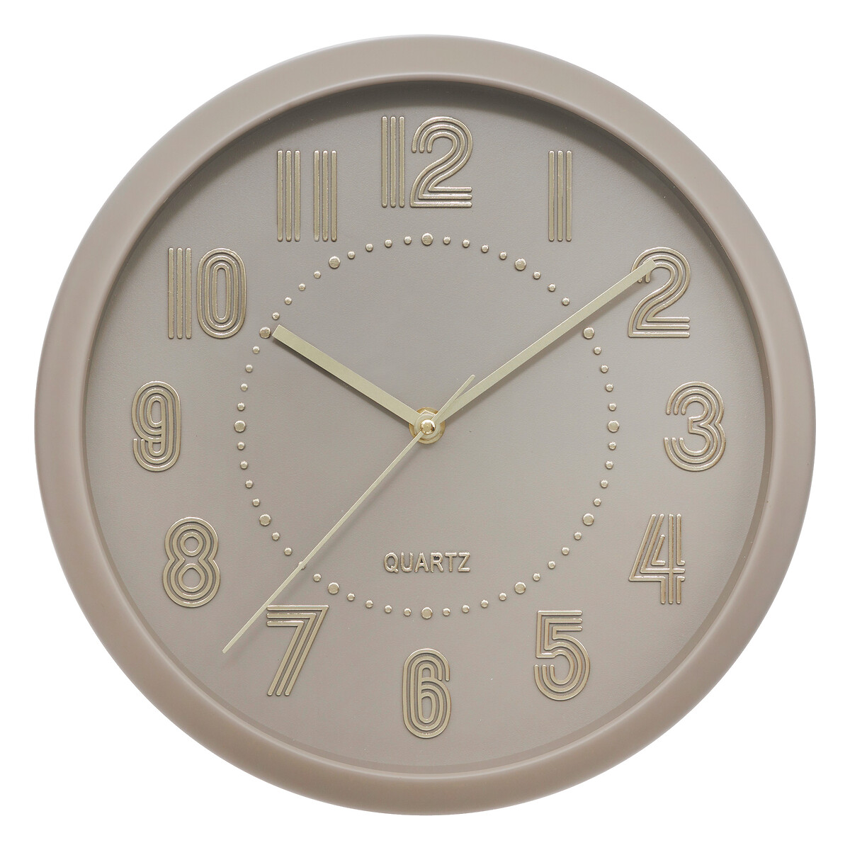 Reloj de pared ALIZEE taupe 30.5cm