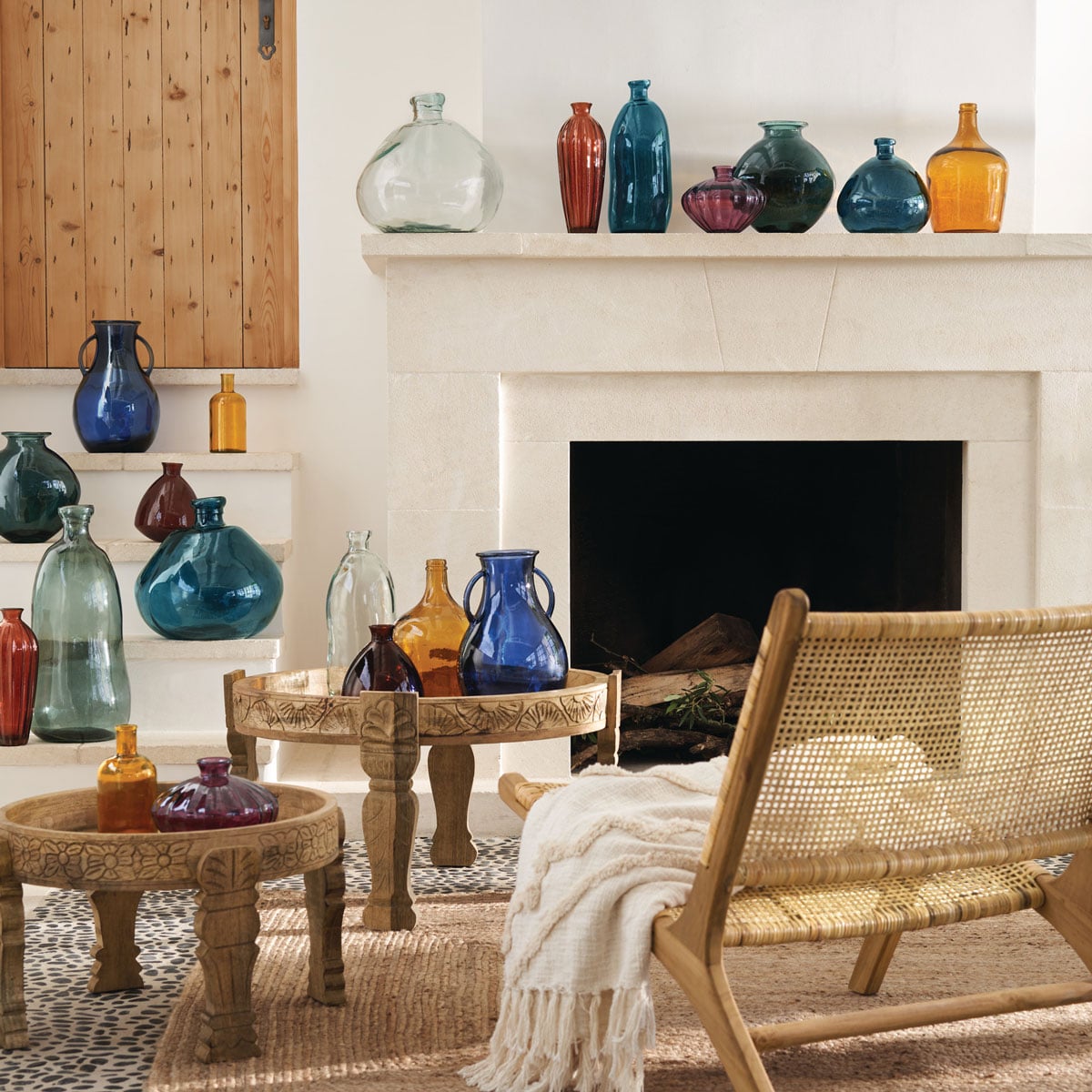 Mesa Auxiliar Gipsy De Madera 75x43Cm