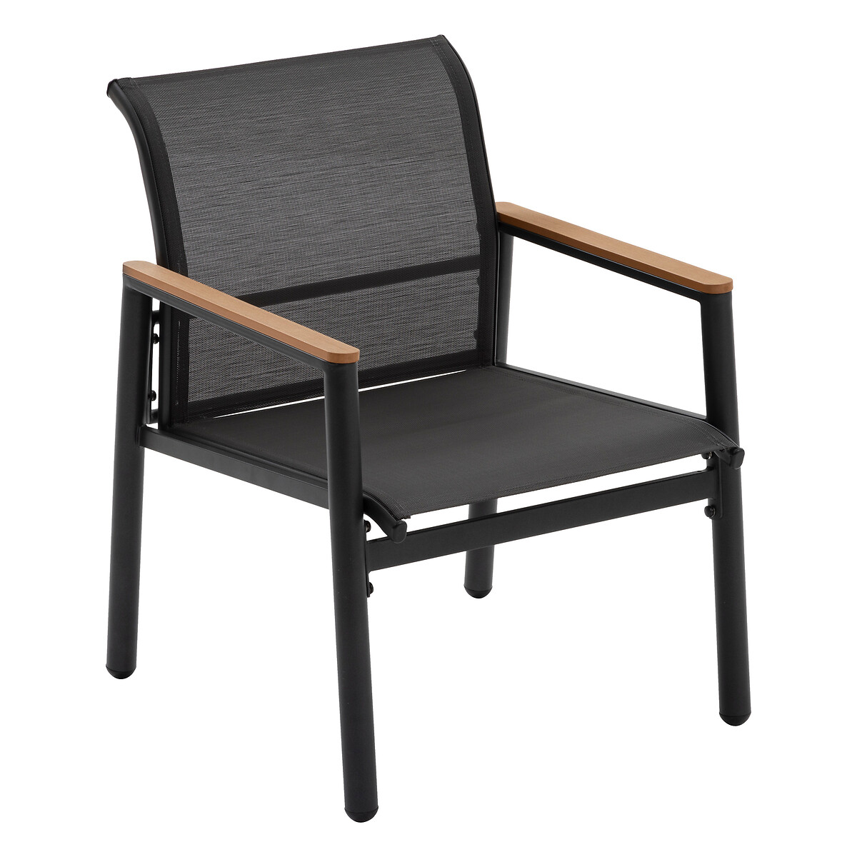 Juego de jardín RELAX 4 plazas gris oscuro