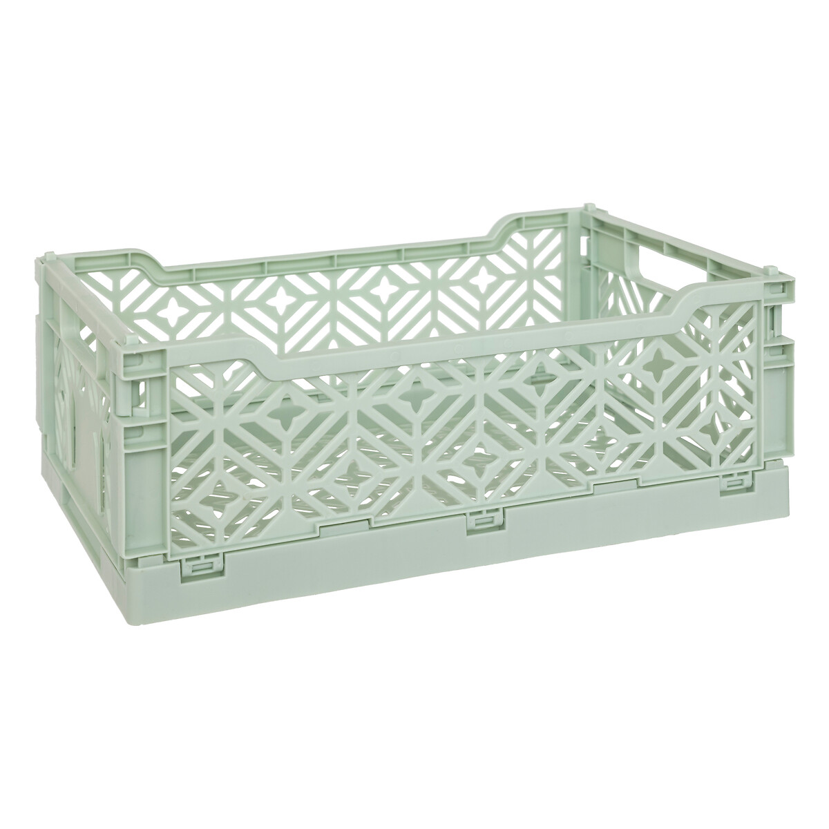 Caja plegable verde 30x20x11cm