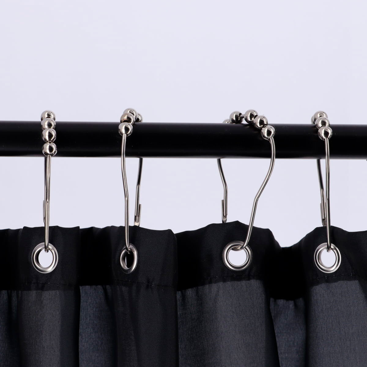 Juego De 12 Anillas P/Cortina De Ducha