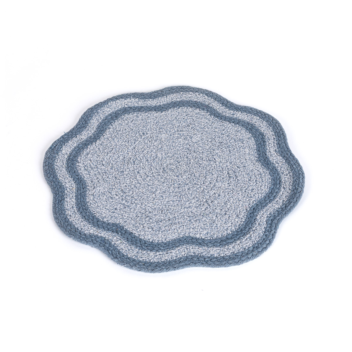 Mantel individual AVELINE azul D38cm