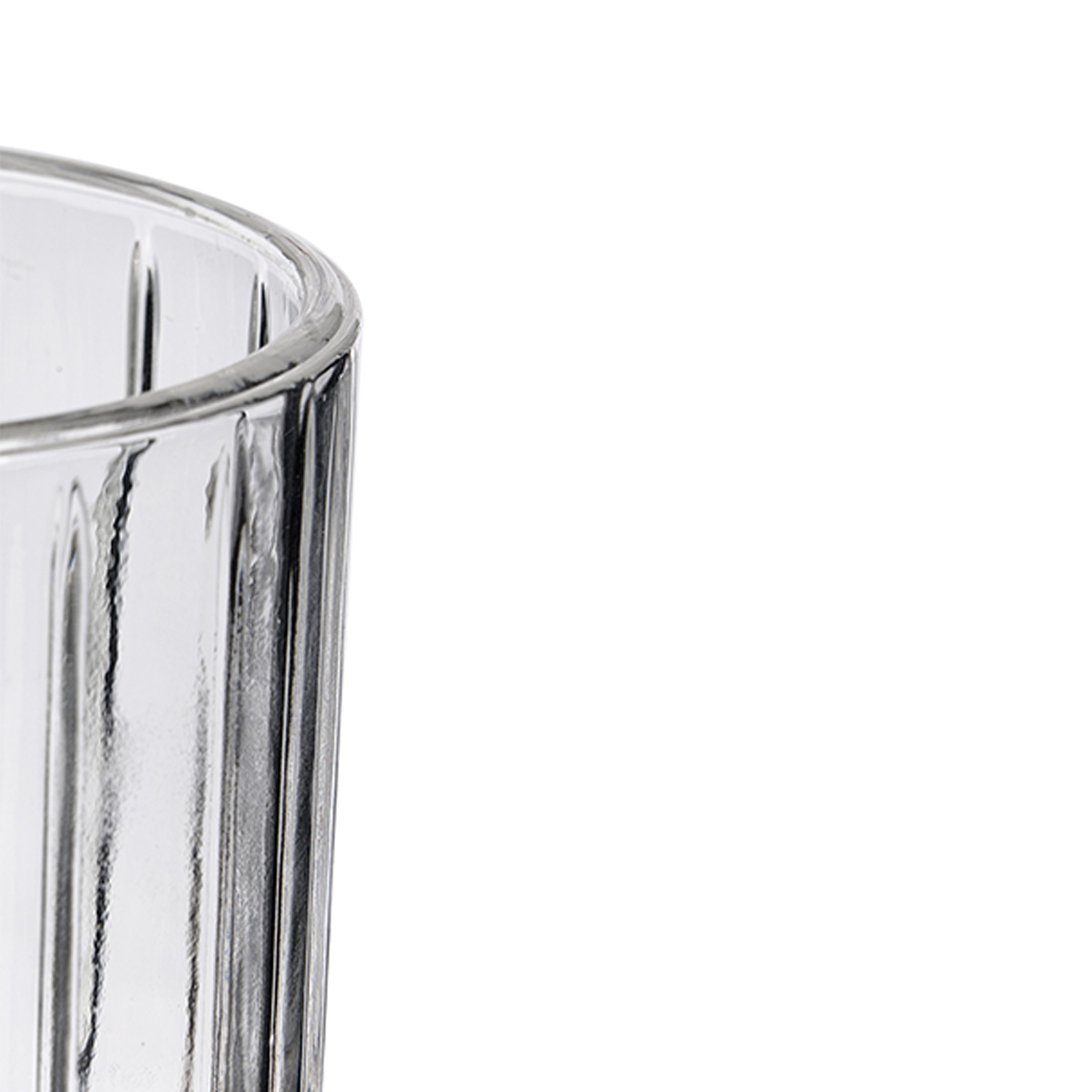 Copa de vino rayas 310ml de vidrio