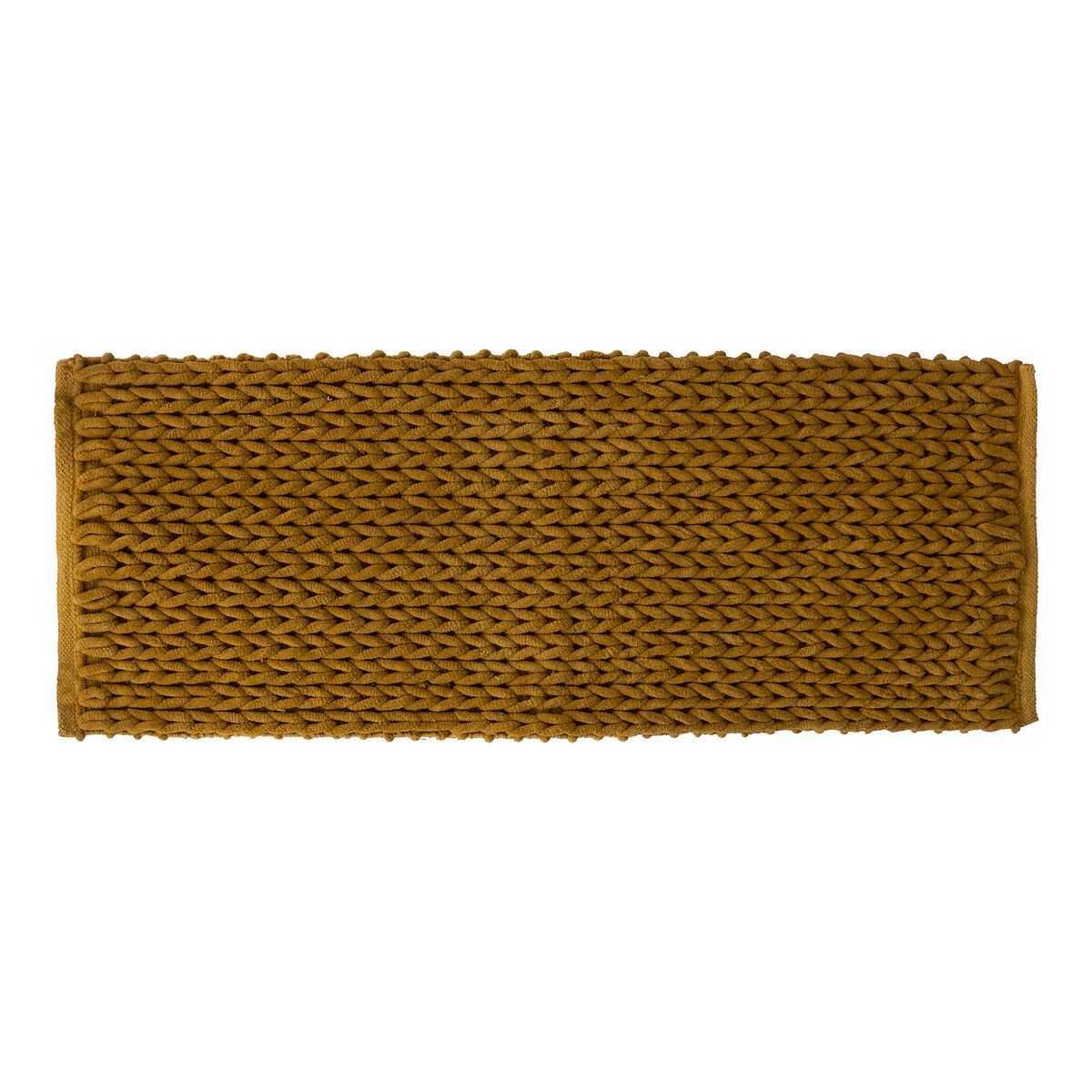 Alfombra Ba&ntilde;o Gruesa Amarilla 50x120Cm