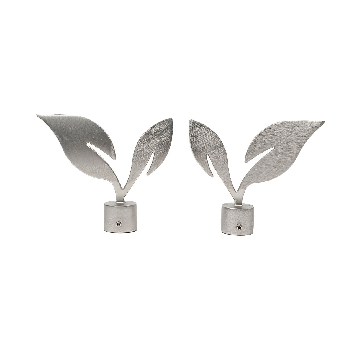 Juego 2 Remates Nature Zen D20 Plateado