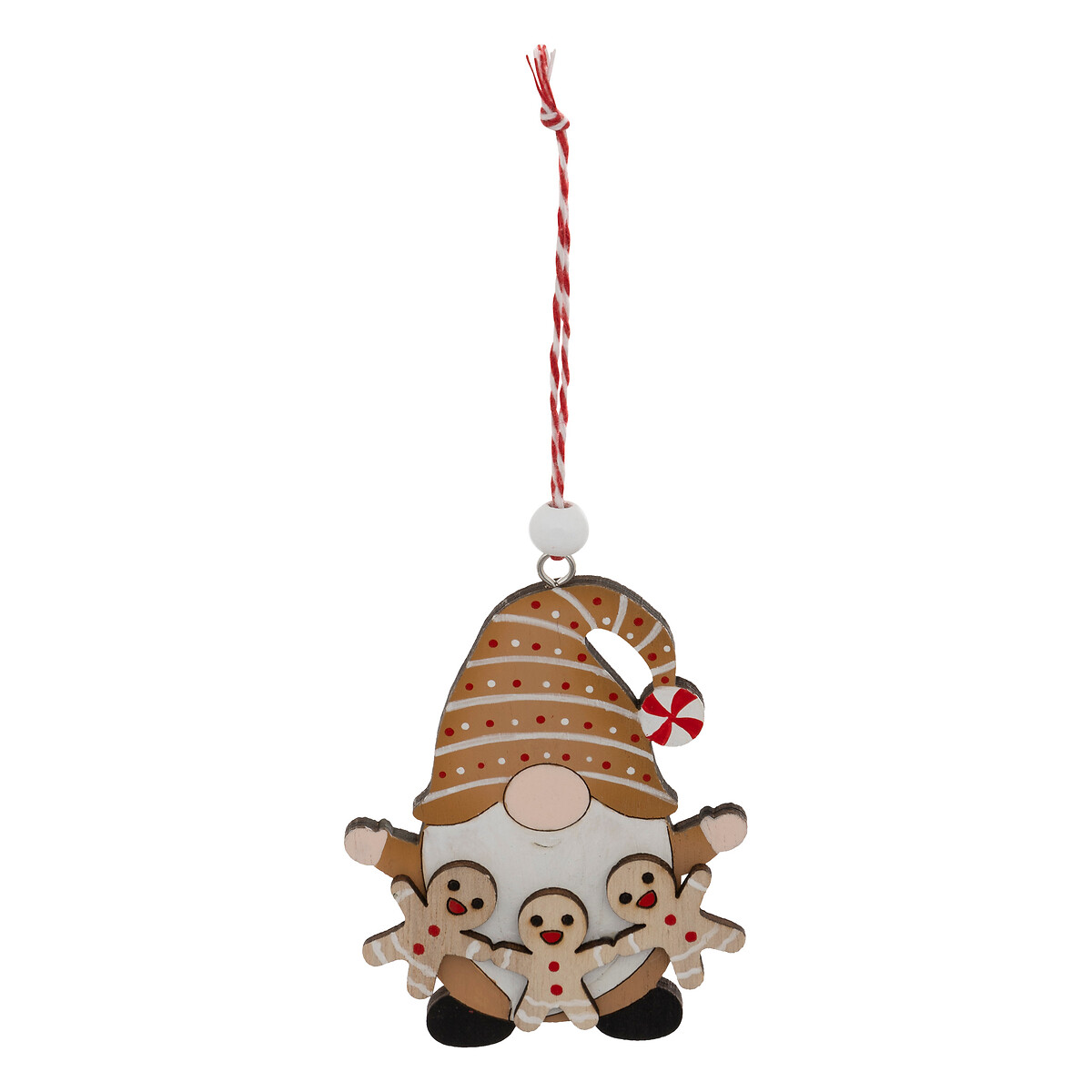 Set De 3 Adorno navide&ntilde;os Gnomo 10cm 