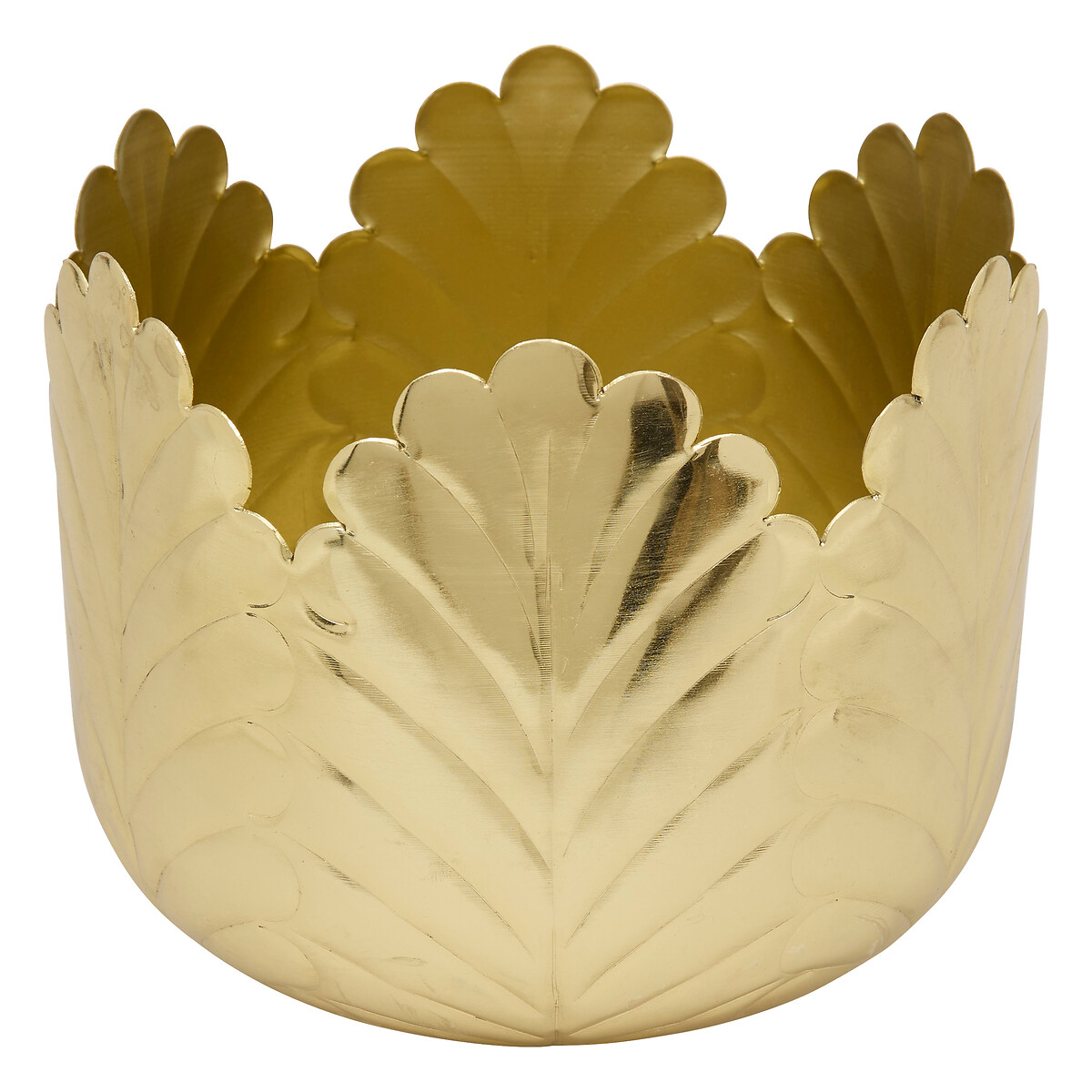 Jarrón tamaño 2/2 BELLI dorado 18cm